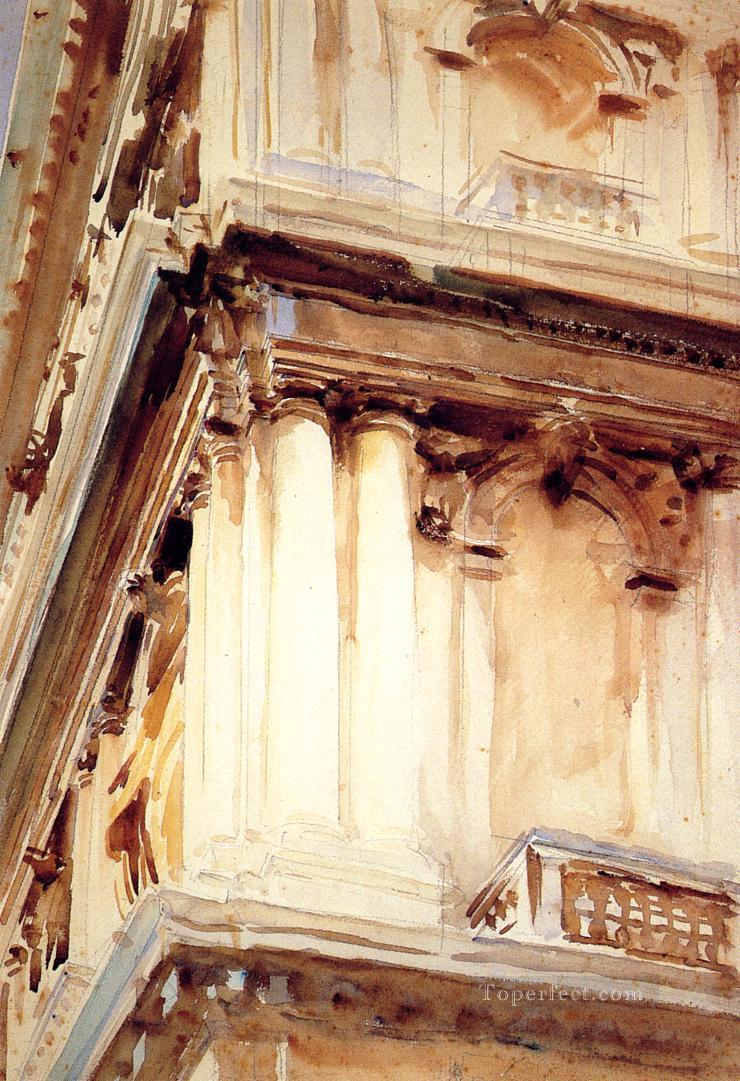 Palazzo Corner della CaGrande John Singer Sargent Oil Paintings